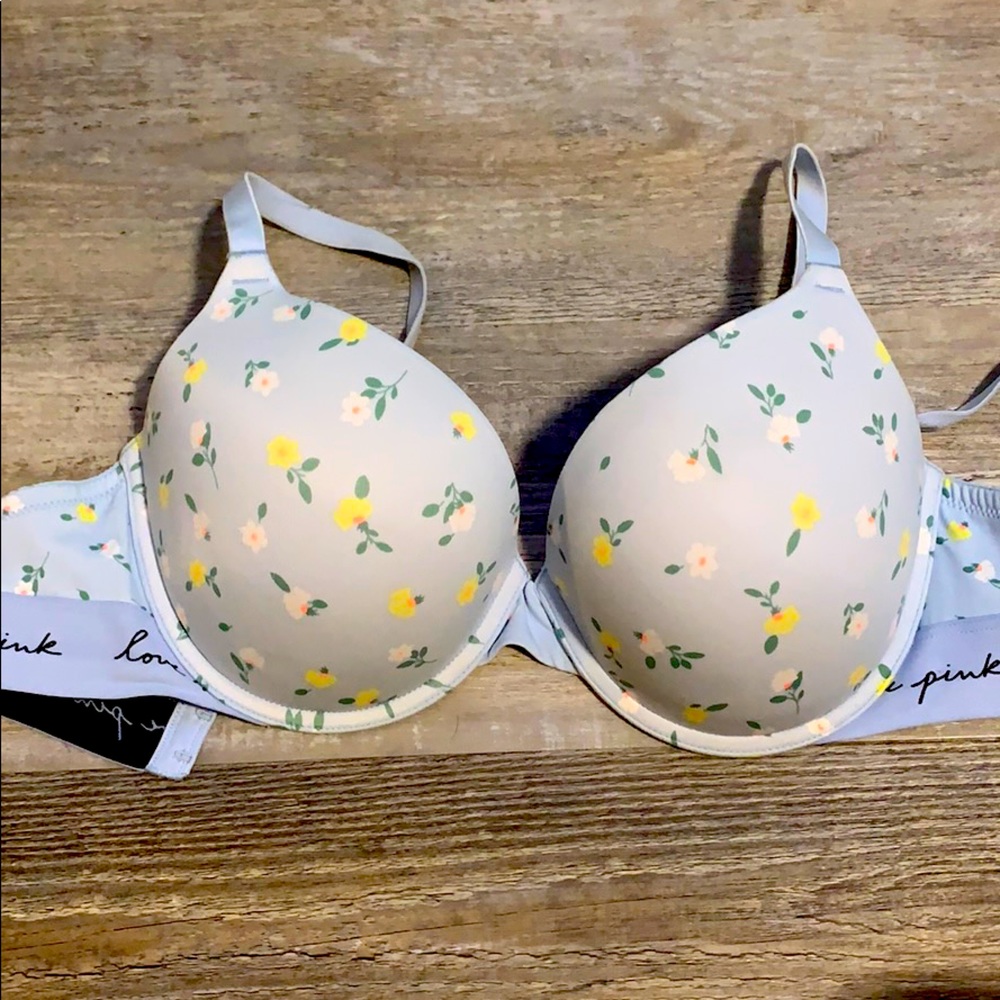 Pink bra